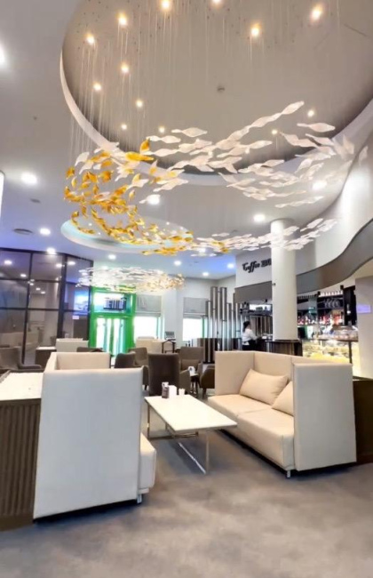 Внутренний СIP-зал прилета, аэропорт Астаны