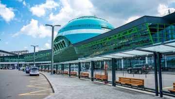 Domestic VIP/CIP-lounge in Astana airport - arrival