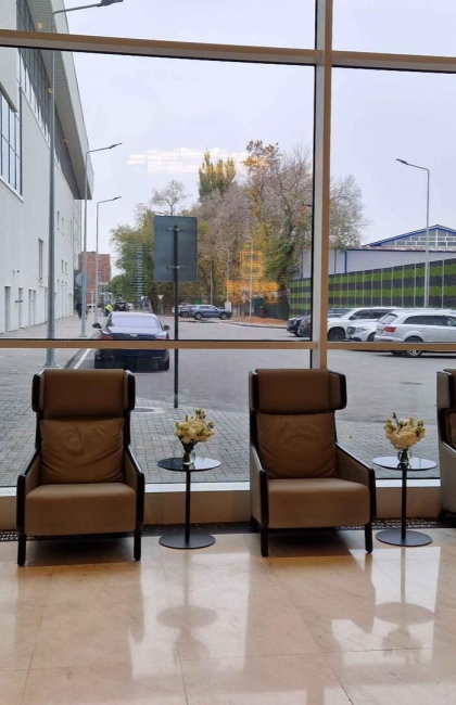 Международный VIP-зал вылета, аэропорт Алматы