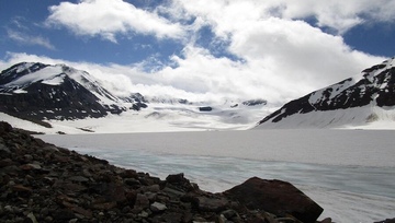 Восхождение на ледник Салдыртас