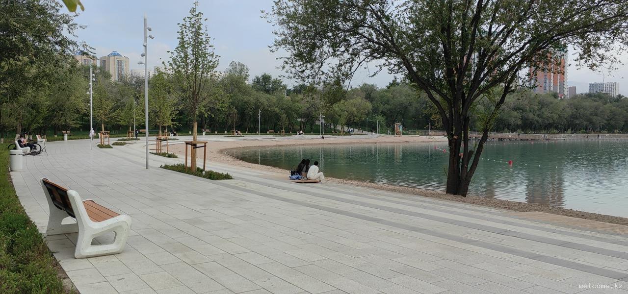 Lake Sairan in Almaty