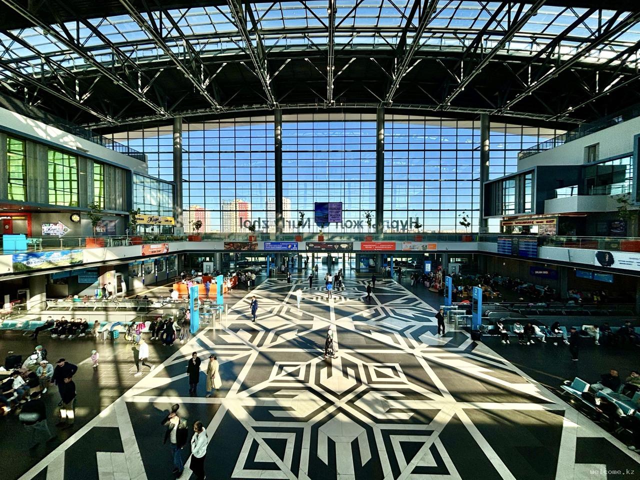 Railway station in Astana