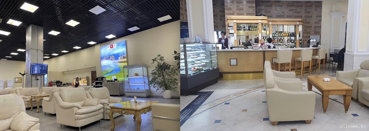 VIP lounge at the Almaty Airport