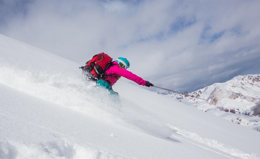 Backcountry Skiing & Yurt Stay at Shymbulak