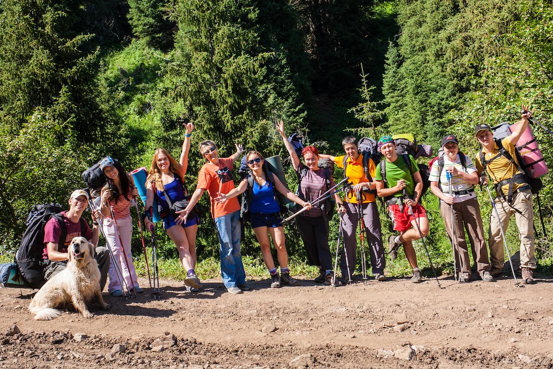 Left Talgar Gorge Trekking Tour